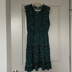 Beachsissi Green Print Dress, Size M.